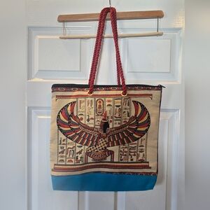 Egyptian Motif Tote Bag